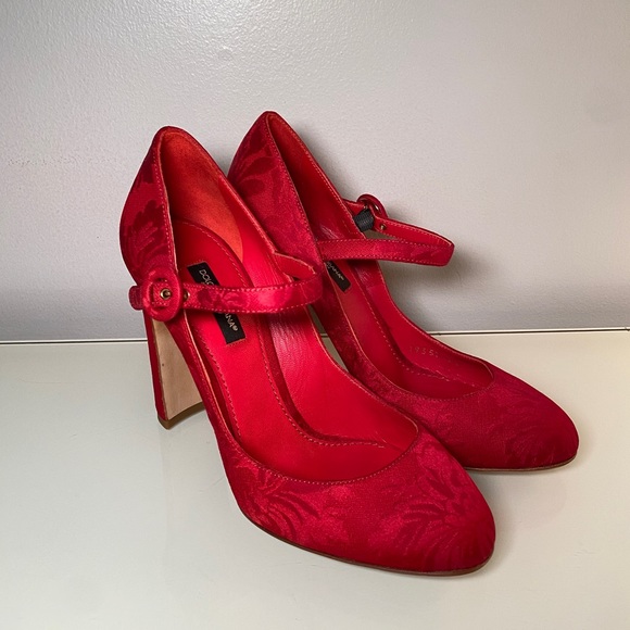 Authentic Dolce Gabbana Embroidered Pumps Suze 6/36 - Picture 1 of 9